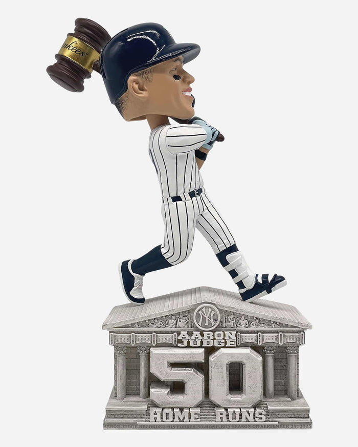 Aaron Judge New York Yankees 50 Home Run Historic 4th Season Bobblehead FOCO - FOCO.com