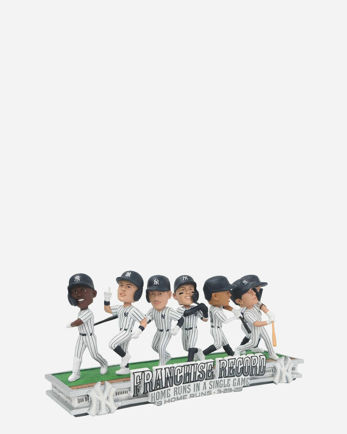 New York Yankees Single Game Home Runs Franchise Record Mini Bobblehead Scene FOCO - FOCO.com