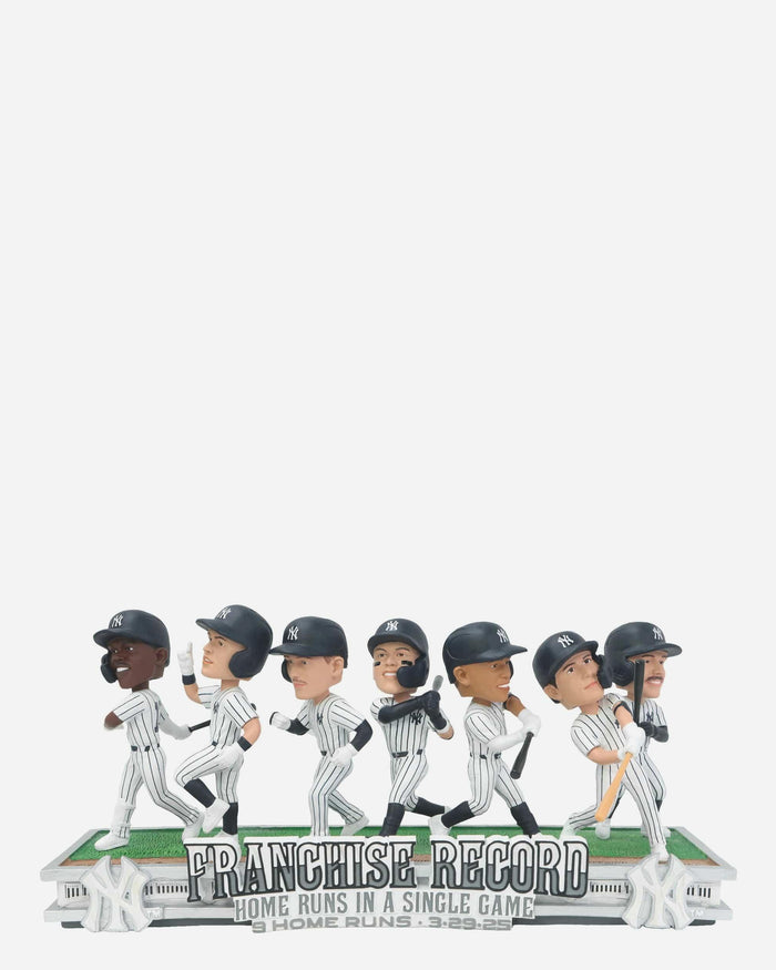 New York Yankees Single Game Home Runs Franchise Record Mini Bobblehead Scene FOCO - FOCO.com