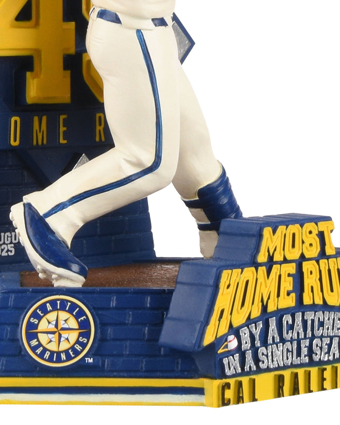 Cal Raleigh Seattle Mariners Single Season Catcher Home Run MLB Record Bobblehead