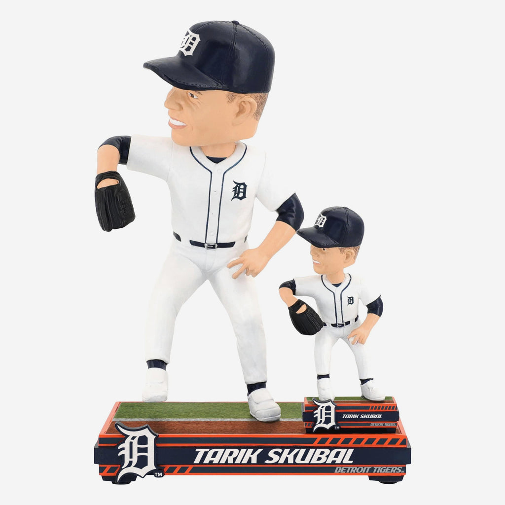 Tarik Skubal Detroit Tigers Magnetized Bobble Dubblz Bobblehead FOCO - FOCO.com