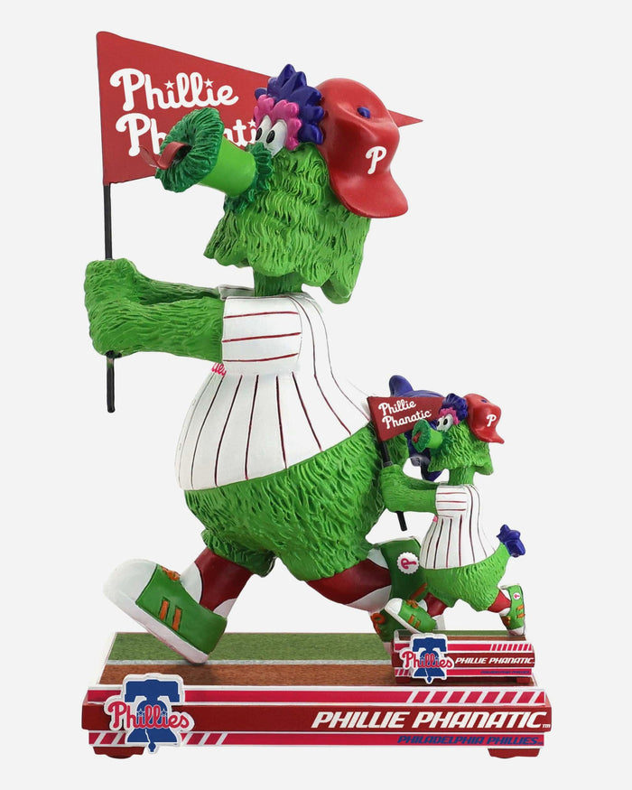 Phillie Phanatic Philadelphia Phillies Mascot Magnetized Bobble Dubblz Bobblehead FOCO - FOCO.com