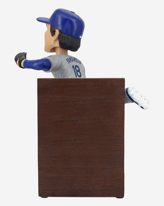 Yoshinobu Yamamoto Los Angeles Dodgers First Japanese Born Postseason Complete Game Bobblehead FOCO - FOCO.com
