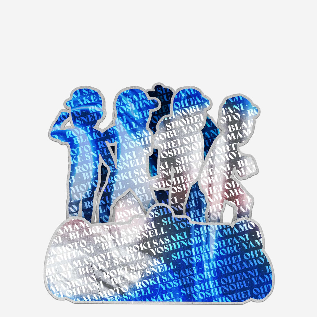 Los Angeles Dodgers 2025 National League Champions Pitchers Mini Bobblehead Scene FOCO - FOCO.com