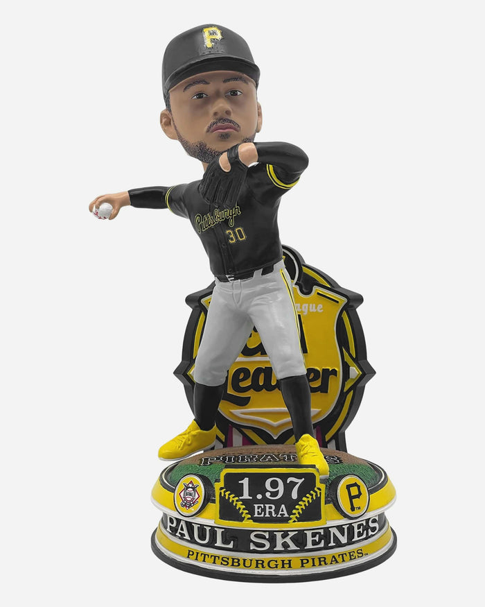 Paul Skenes Pittsburgh Pirates 2025 National League Best ERA Bobblehead FOCO - FOCO.com