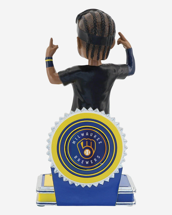 Jackson Chourio Milwaukee Brewers 2025 NLCS Playoff Bound Bobblehead FOCO - FOCO.com