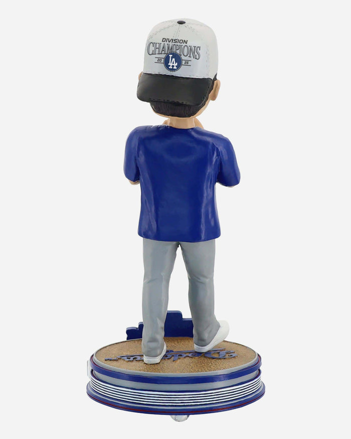 Shohei Ohtani Los Angeles Dodgers 2025 National League West Division Champions Cap & Tee Bobblehead FOCO - FOCO.com