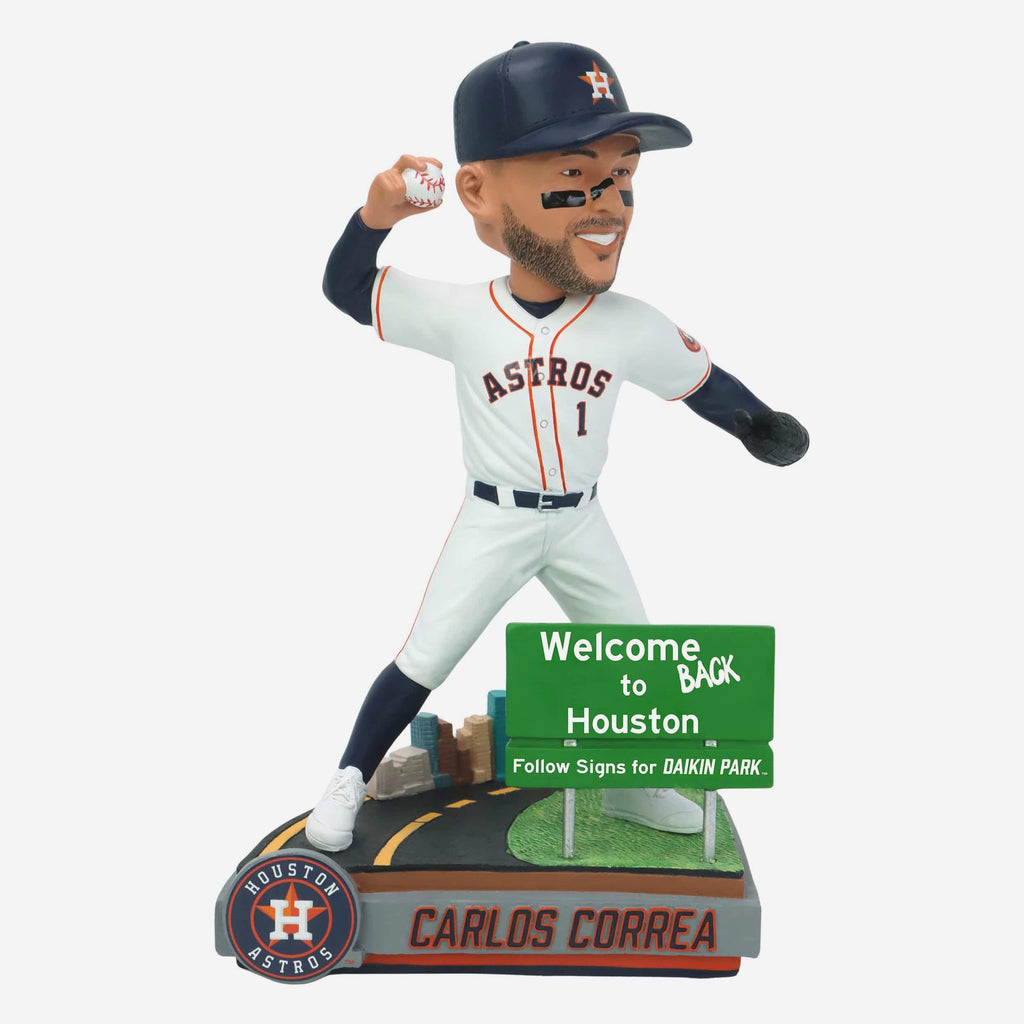 Carlos Correa Houston Astros Welcome Back Bobblehead FOCO - FOCO.com