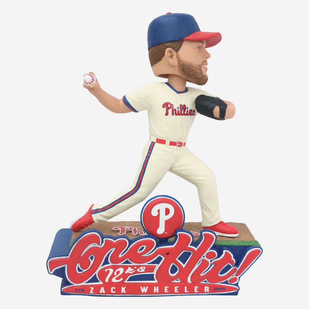 Zack Wheeler Philadelphia Phillies One Hit Gamebreaker Bobblehead FOCO - FOCO.com