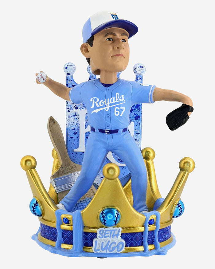 Seth Lugo Kansas City Royals Powder Blue Uniform Boblehead FOCO - FOCO.com