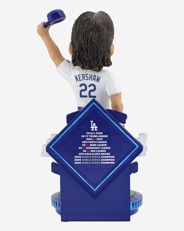 Clayton Kershaw Los Angeles Dodgers Retirement Bobblehead FOCO - FOCO.com