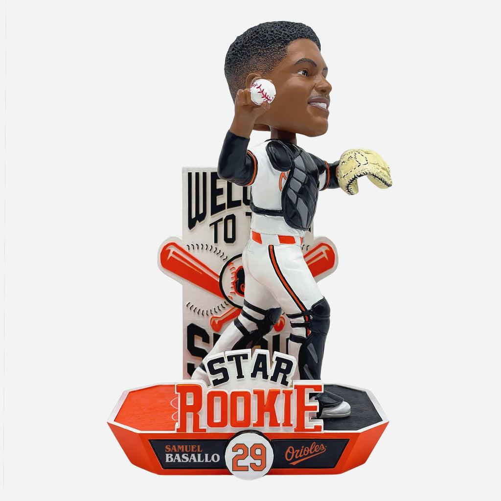 Samuel Basallo Baltimore Orioles Star Rookie Bobblehead FOCO - FOCO.com