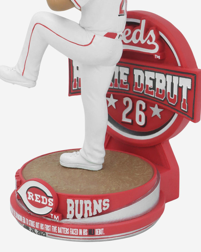 Chase Burns Cincinnati Reds Major League Debut Bobblehead FOCO - FOCO.com