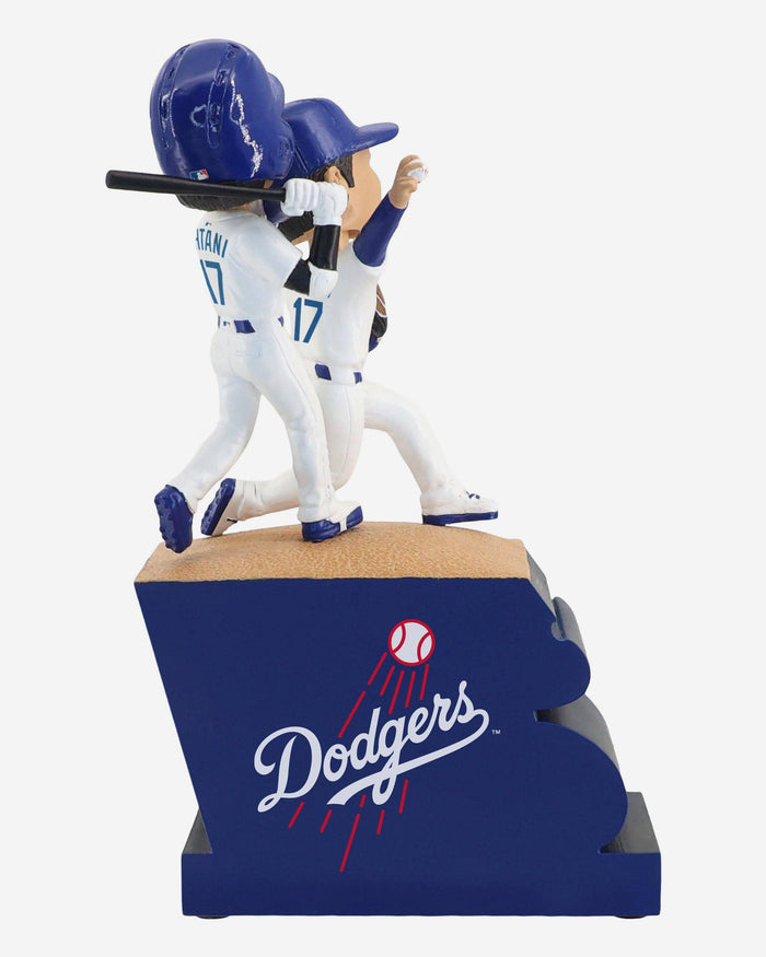 Shohei Ohtani Los Angeles Dodgers 50 Home Runs & 50 Strikeouts Season Dual Mini Bobblehead Scene FOCO - FOCO.com