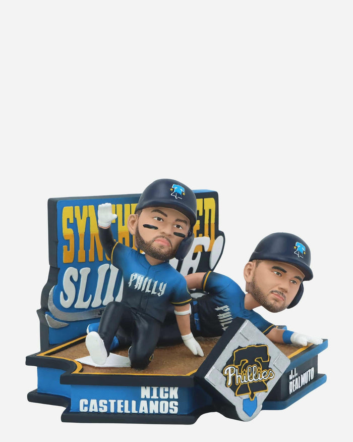 JT Realmuto and Nick Castellanos Philadelphia Phillies Same Time Score Mini Bobblehead FOCO - FOCO.com
