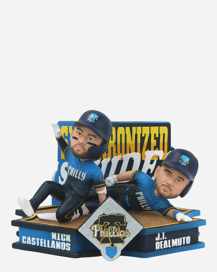 JT Realmuto and Nick Castellanos Philadelphia Phillies Same Time Score Mini Bobblehead FOCO - FOCO.com