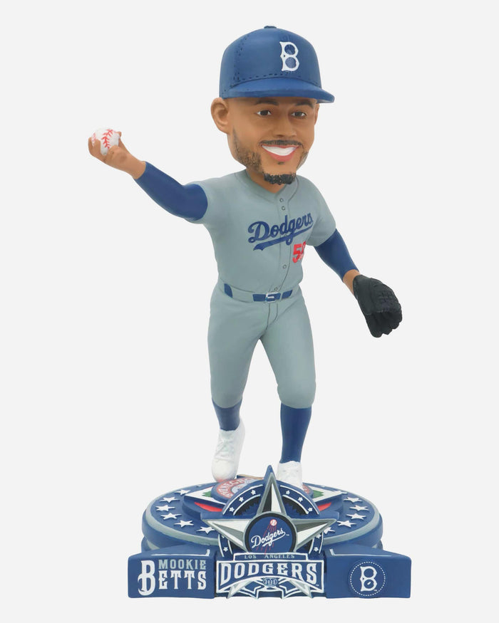 Mookie Betts Los Angeles Dodgers Salute to the Negro Leagues Game Bobblehead FOCO - FOCO.com