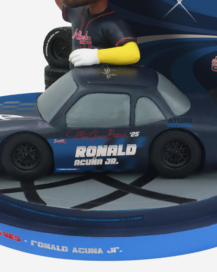 Ronald Acuna Jr Atlanta Braves 2025 MLB Speedway Classic Bobblehead FOCO - FOCO.com