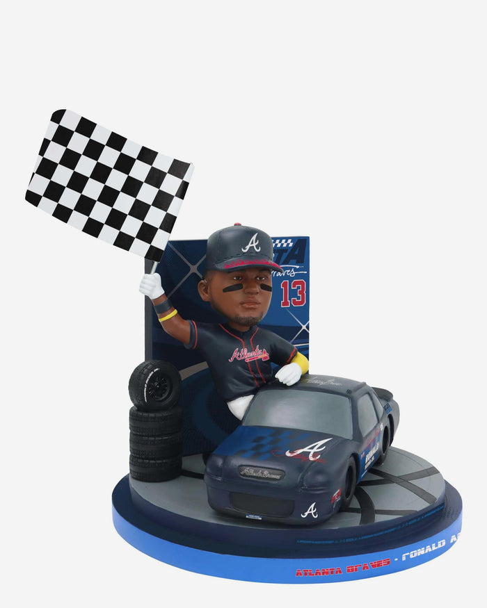 Ronald Acuna Jr Atlanta Braves 2025 MLB Speedway Classic Bobblehead FOCO - FOCO.com