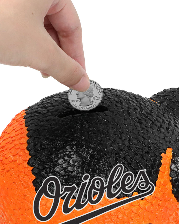 Baltimore Orioles Thematic Piggy Bank Bobbletail FOCO - FOCO.com