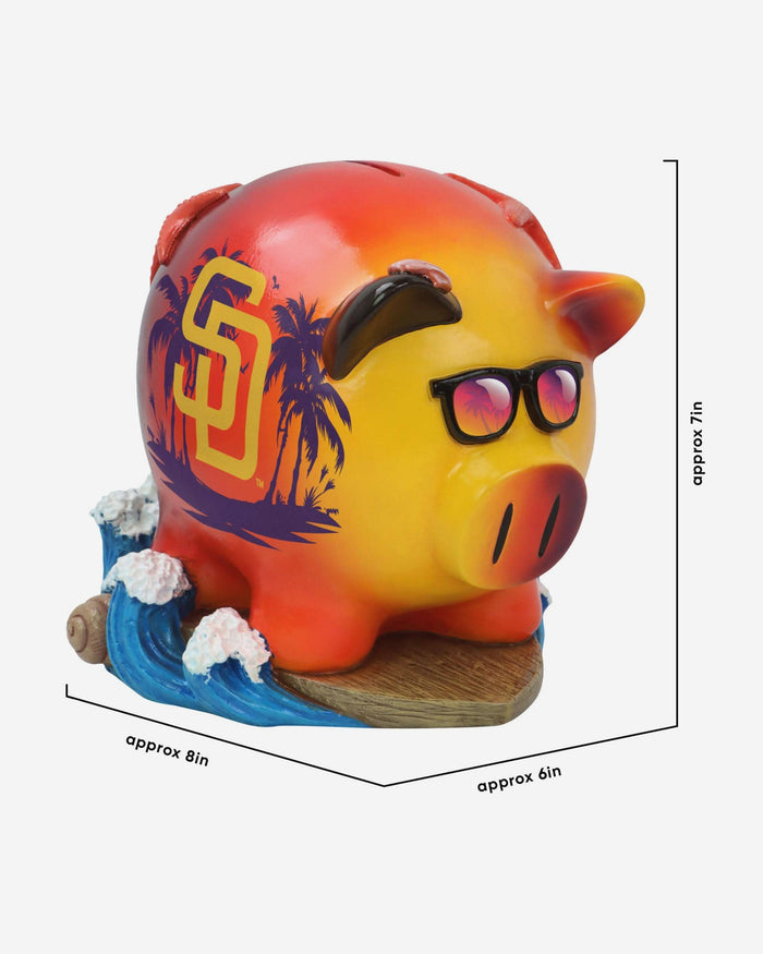 San Diego Padres Thematic Piggy Bank Bobbletail FOCO - FOCO.com