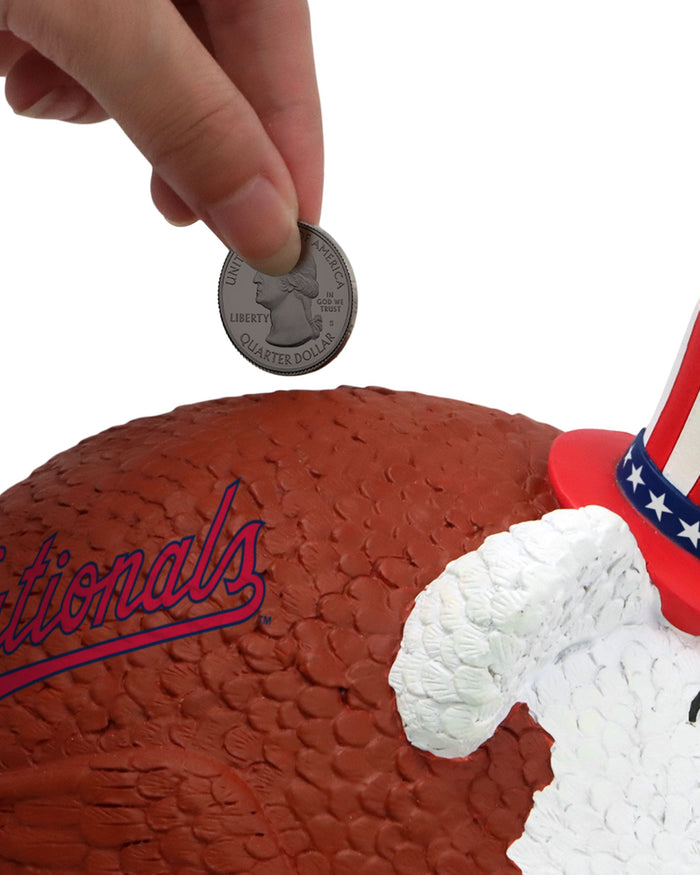 Washington Nationals Thematic Piggy Bank Bobbletail FOCO - FOCO.com