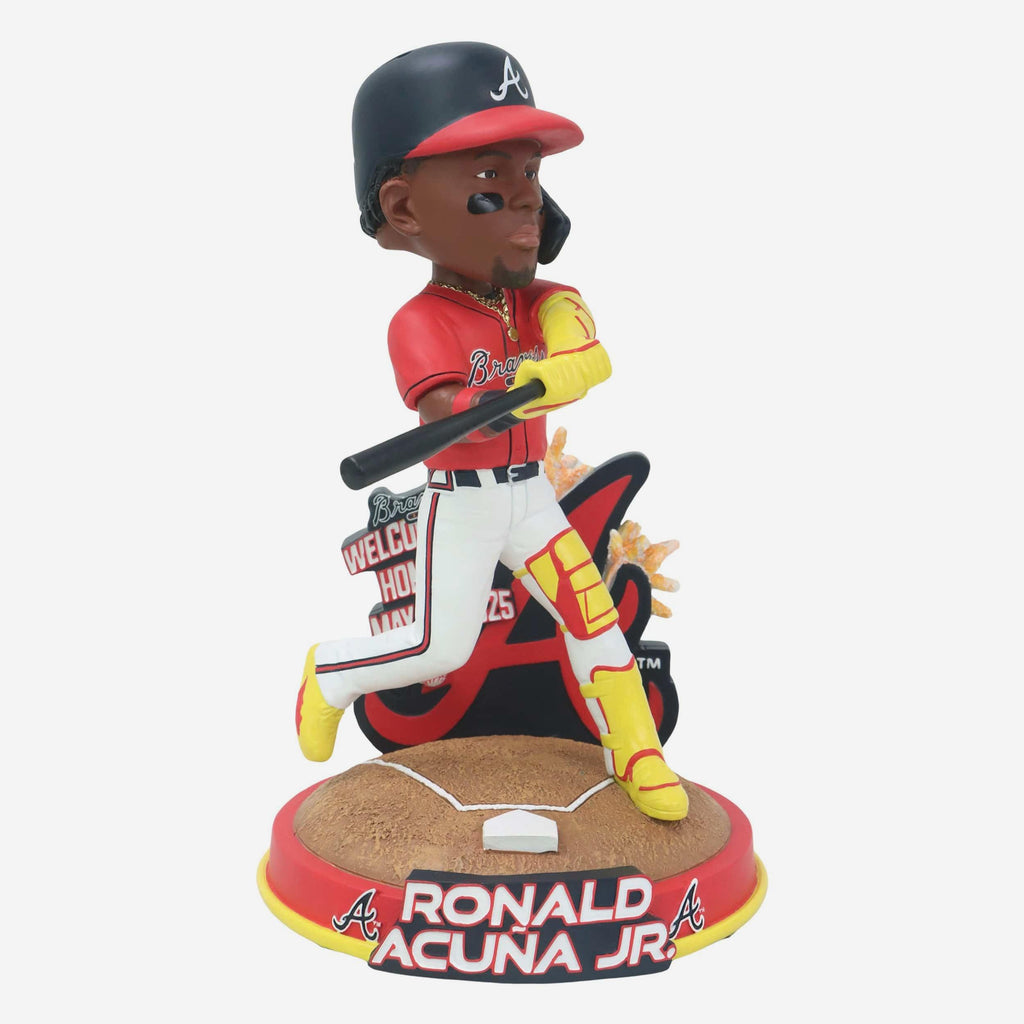 Ronald Acuna Jr Atlanta Braves Welcome Back Home Run Bobblehead FOCO - FOCO.com
