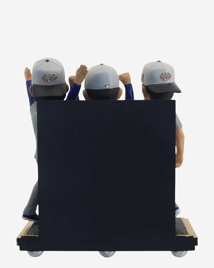 Los Angeles Dodgers 2025 World Series Champions Comeback of the Ages Locker Room Mini Bobblehead Scene FOCO - FOCO.com