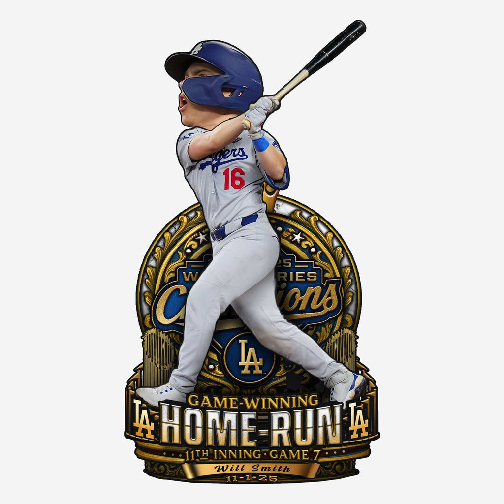 Will Smith Los Angeles Dodgers 2025 World Series Game 7 Winning Home Run Bobblehead