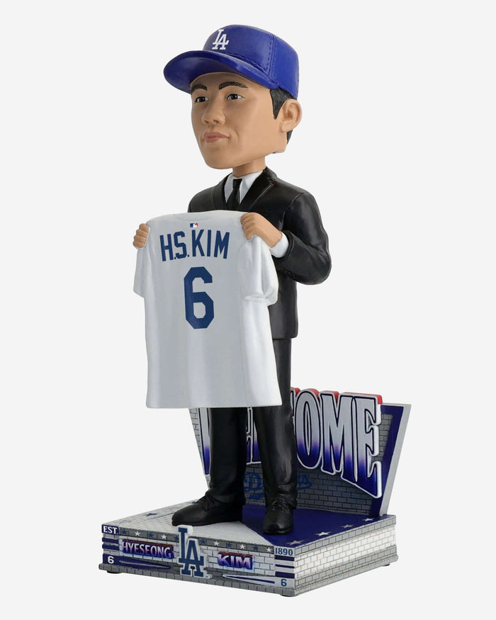 Hyeseong Kim Los Angeles Dodgers Welcome to the Team Bobblehead FOCO - FOCO.com