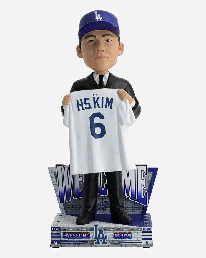 Hyeseong Kim Los Angeles Dodgers Welcome to the Team Bobblehead FOCO - FOCO.com