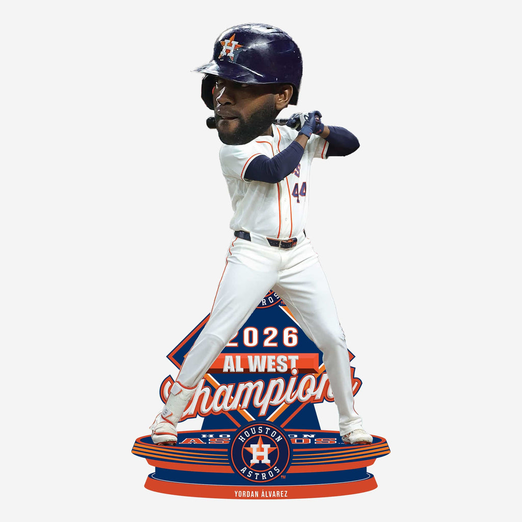 Yordan Alvarez Houston Astros AL West Division Winner Bobblehead FOCO - FOCO.com