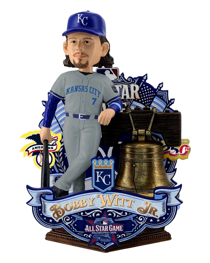 Bobby Witt Jr Kansas City Royals 2026 MLB All Star Game Bell Bobblehead