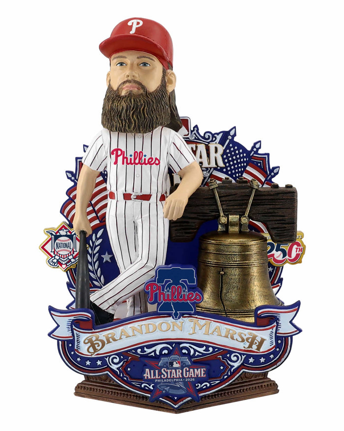 Brandon Marsh Philadelphia Phillies 2026 MLB All Star Game Bell Bobblehead