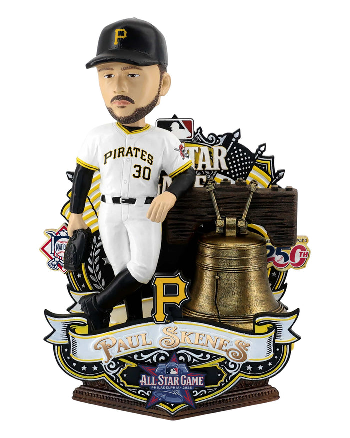 Paul Skenes Pittsburgh Pirates 2026 MLB All Star Game Bell Bobblehead