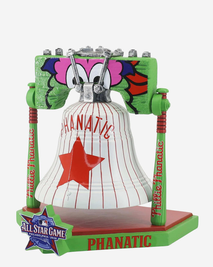 Phillie Phanatic Philadelphia Phillies 2026 MLB All Star Mascot Liberty Bell Figurine FOCO - FOCO.com