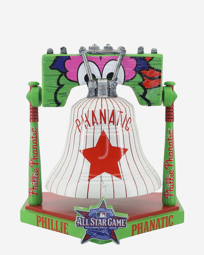 Phillie Phanatic Philadelphia Phillies 2026 MLB All Star Mascot Liberty Bell Figurine FOCO - FOCO.com