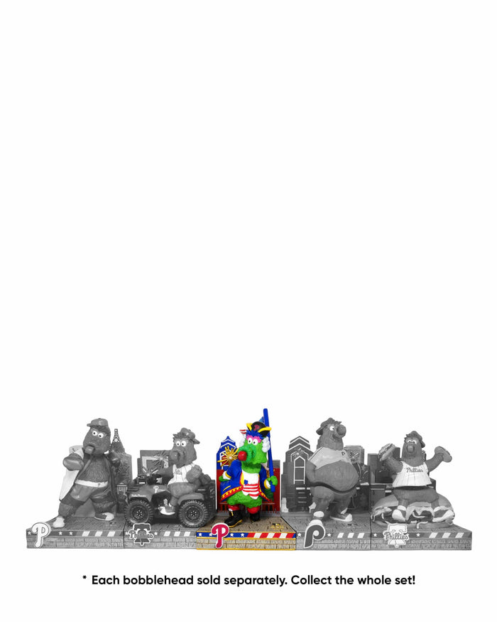 Phillie Phanatic Philadelphia Phillies 2026 MLB All Star Phanatic on Parade Independance Hall Mascot Bobblehead FOCO - FOCO.com