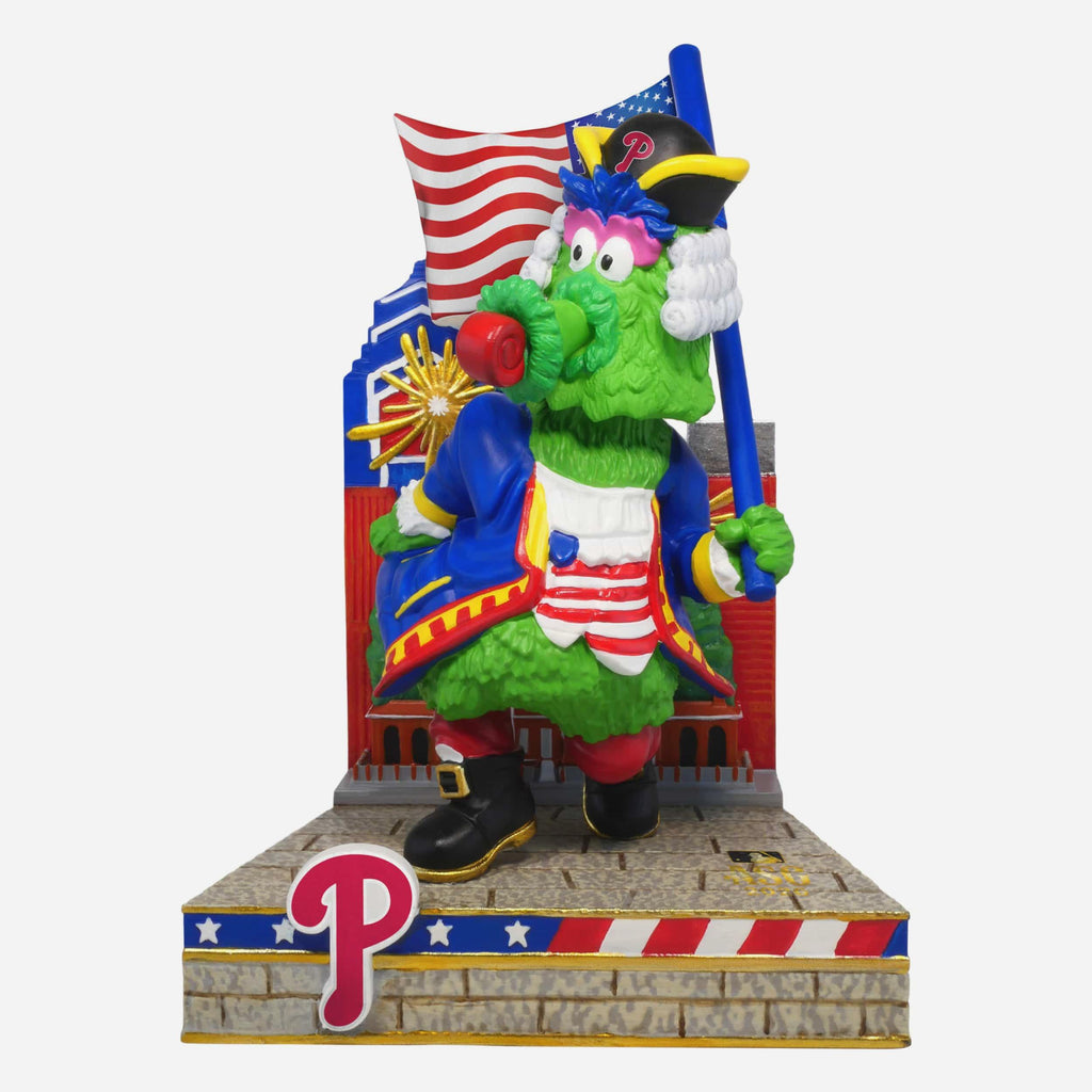 Phillie Phanatic Philadelphia Phillies 2026 MLB All Star Phanatic on Parade Independance Hall Mascot Bobblehead FOCO - FOCO.com