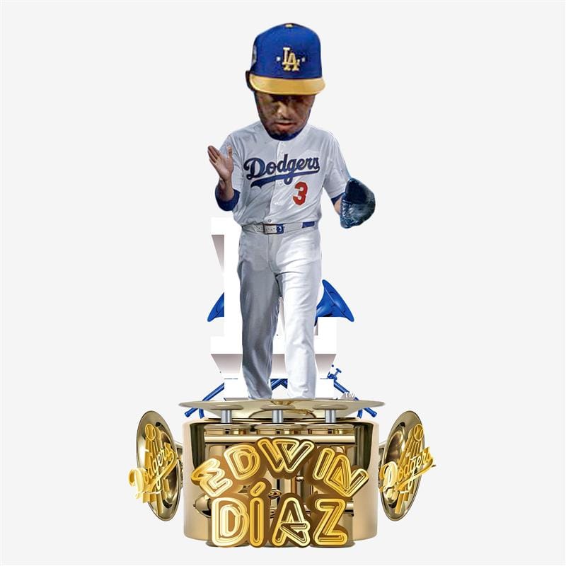 Edwin Diaz Los Angeles Dodgers Trumpet Entrance Bobblehead