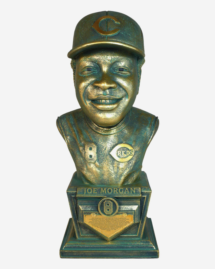 Joe Morgan Cincinnati Reds Bronze Patina Bust Bobblehead FOCO - FOCO.com