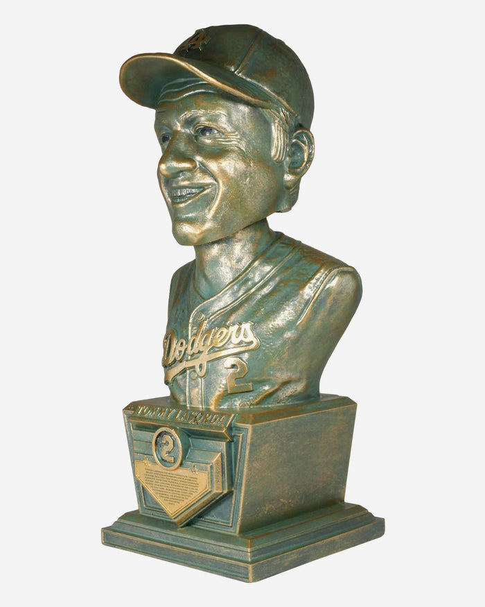 Tommy Lasorda Los Angeles Dodgers Bronze Patina Bust Bobblehead FOCO - FOCO.com