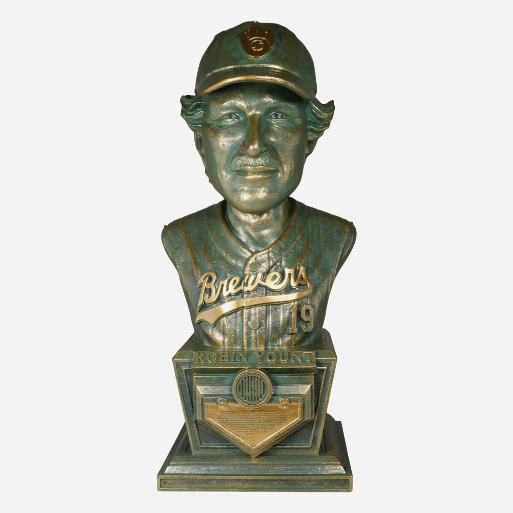 Robin Yount Milwaukee Brewers Bronze Patina Bust Bobblehead FOCO - FOCO.com