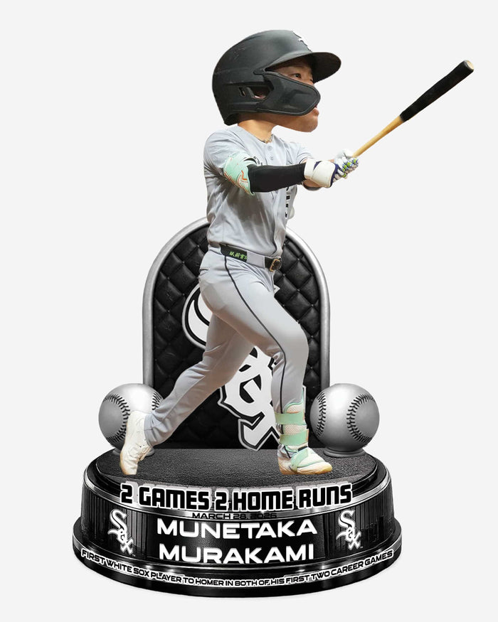 Munetaka Murakami Chicago White Sox Consecutive Games with Home Runs Bobblehead FOCO - FOCO.com