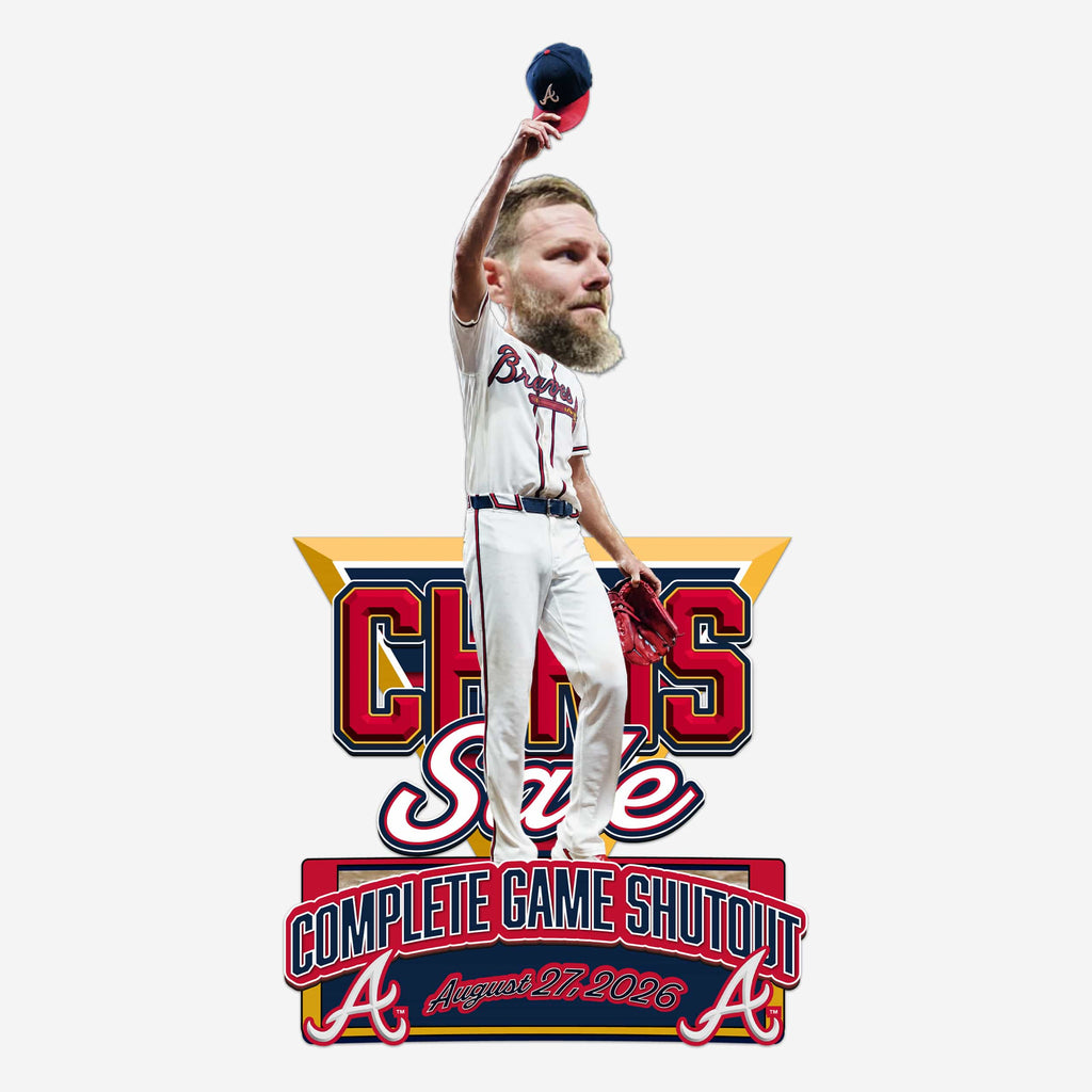 Chris Sale Atlanta Braves Complete Game Shutout Bobblehead FOCO - FOCO.com