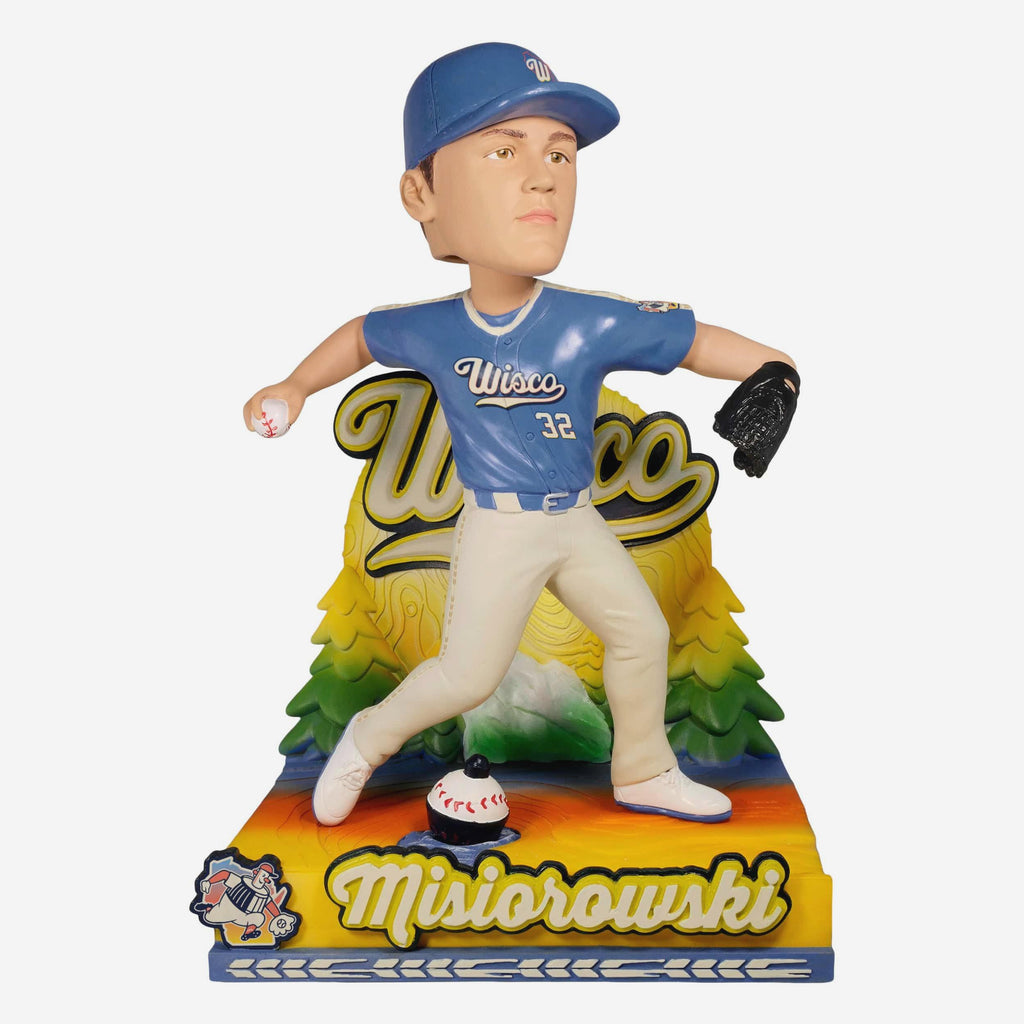 Jacob Misiorowski Milwaukee Brewers 2026 City Connect Jersey Bobblehead FOCO - FOCO.com