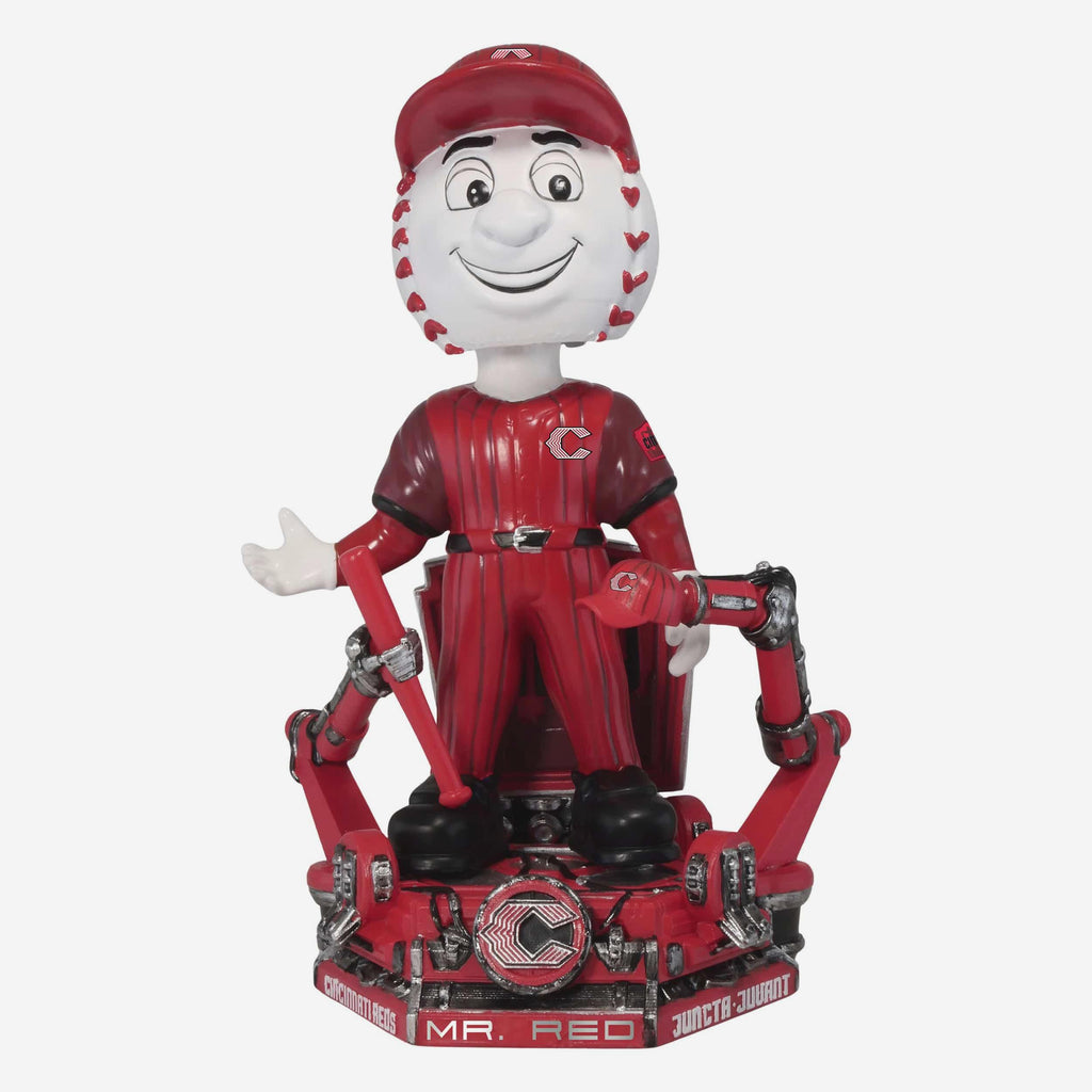 Mr Red Cincinnati Reds 2026 City Connect Jersey Mascot Bobblehead FOCO - FOCO.com