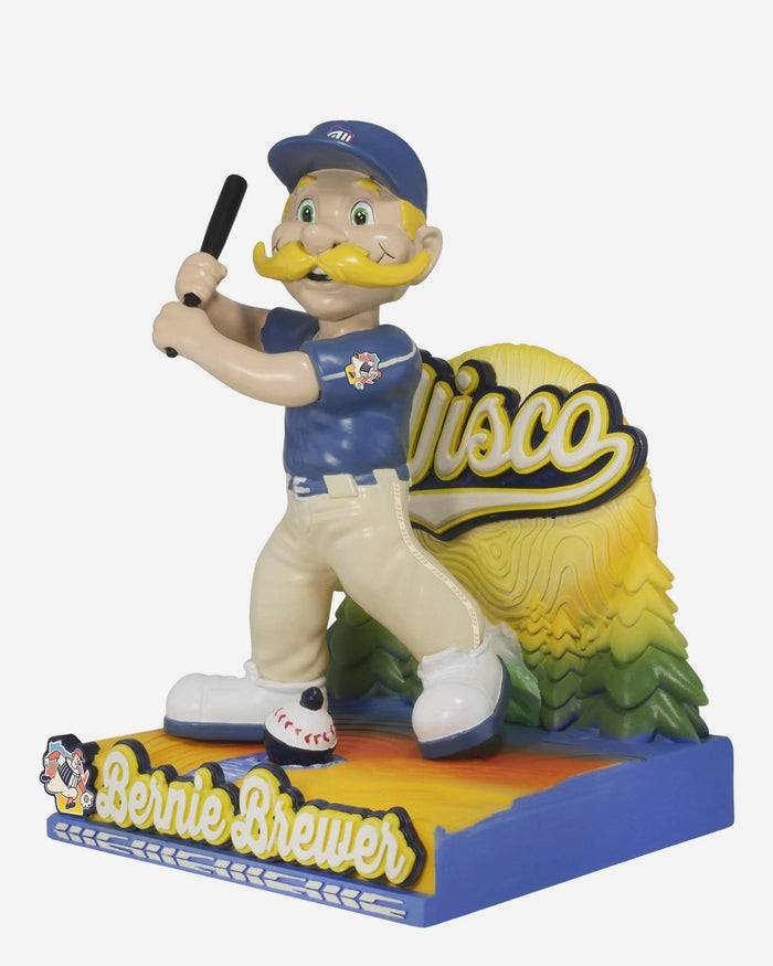 Bernie Brewer Milwaukee Brewers 2026 City Connect Jersey Mascot Bobblehead FOCO - FOCO.com