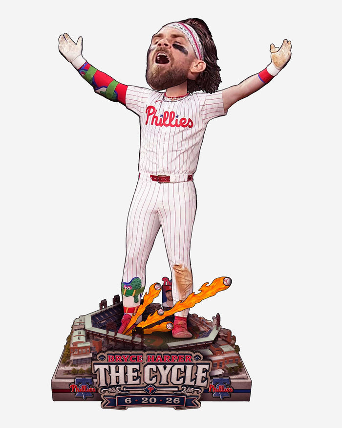 Bryce Harper Philadelphia Phillies Cycle Bobblehead