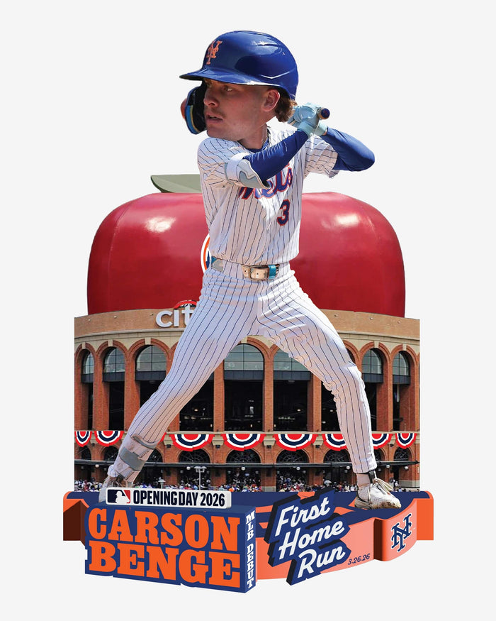 Carson Benge New York Mets MLB Debut First Home Run Bobblehead